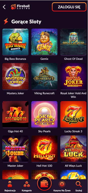 Firebal Casino Download Mobiele App